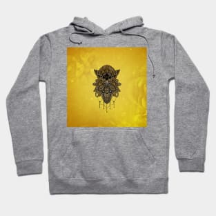 Elegant golden steampunk owl. Hoodie